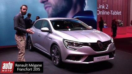 Renault Mégane 4 2016 : la vidéo de la nouvelle compacte à Francfort
