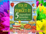 Fix-it and Forget-it 5-Ingredient Favorites: Comforting Slow Cooker Recipes Free Download Book