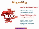 SEO optimized content writing services