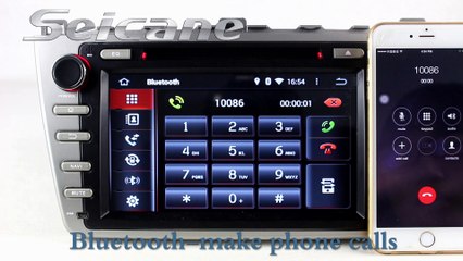 Aftermarket 2008 2009-2012 Mazda 6 car GPS navigation system Sat Nav with 3D MAP BT IPod music TV auto A/V