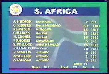 South Africa vs Pakistan 1997 ODI Part 2