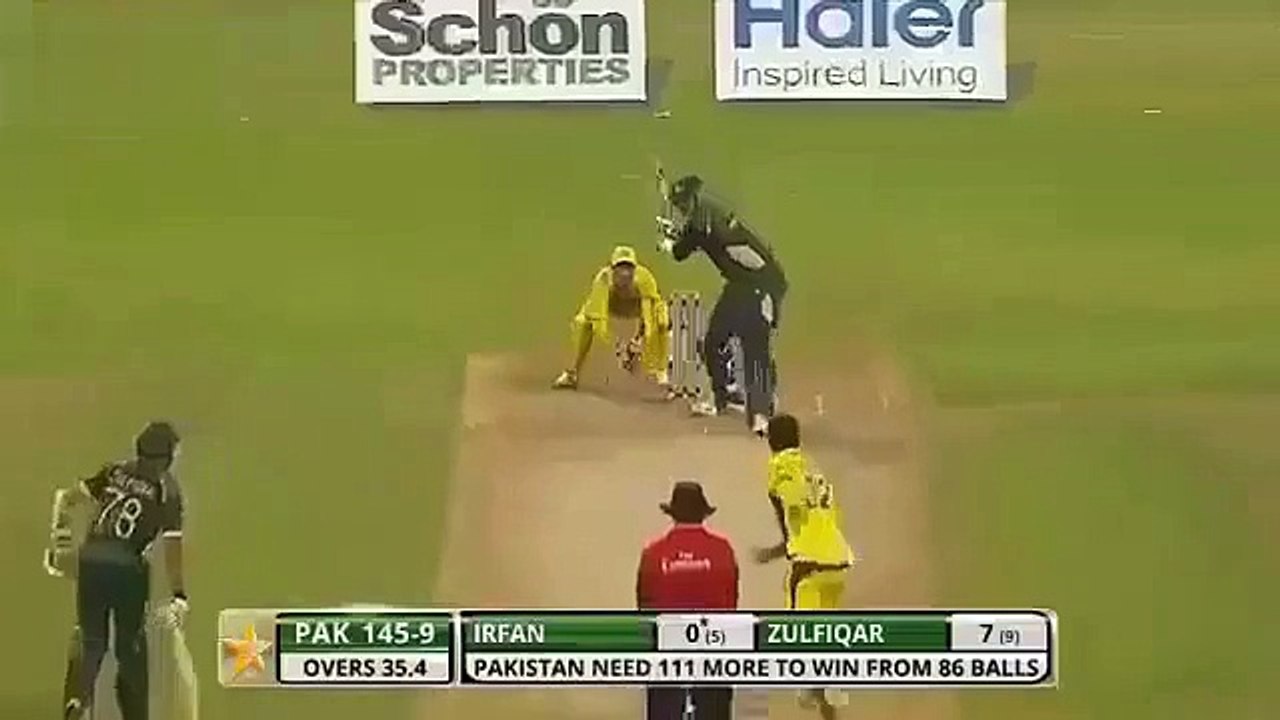Muhammad Irfan Hits 3 Sixes