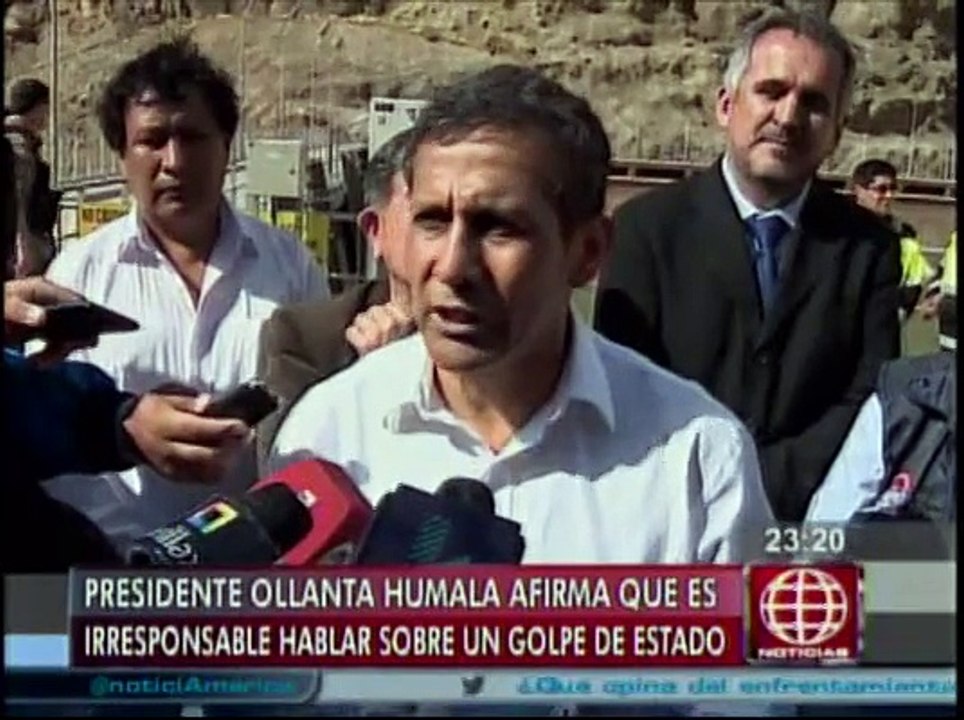 Ollanta Humala: "En el Perú se respira clima de democracia"