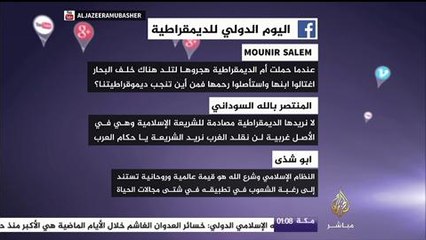 آراء جمهور فيسبوك عن اليوم العالمي للديمقراطية