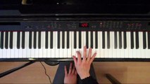 E Flat Melodic Minor Scale 3rd Apart - Piano demo - Right Hand
