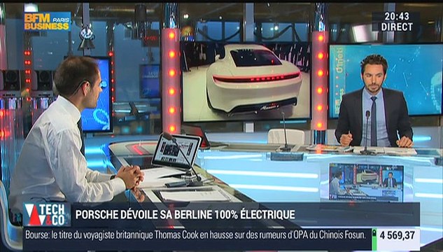 Salon de l'automobile de Francfort: Porsche dévoile sa berline 100% électrique - 15/09