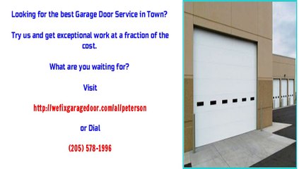 Peterson, AL Garage Door Specialists