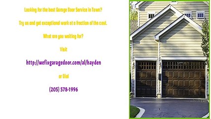 Quality Garage Doors in Hayden, AL