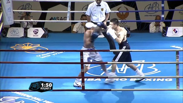 APB Cycle 1 Round 2 60kg Tojibaev vs Polyanskiy