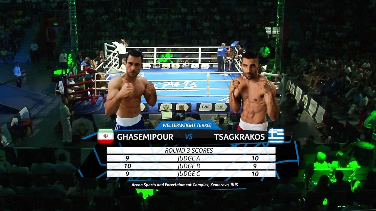 APB Cycle 1 Round 2 69kg Ghasemipour vs Tsagrakos