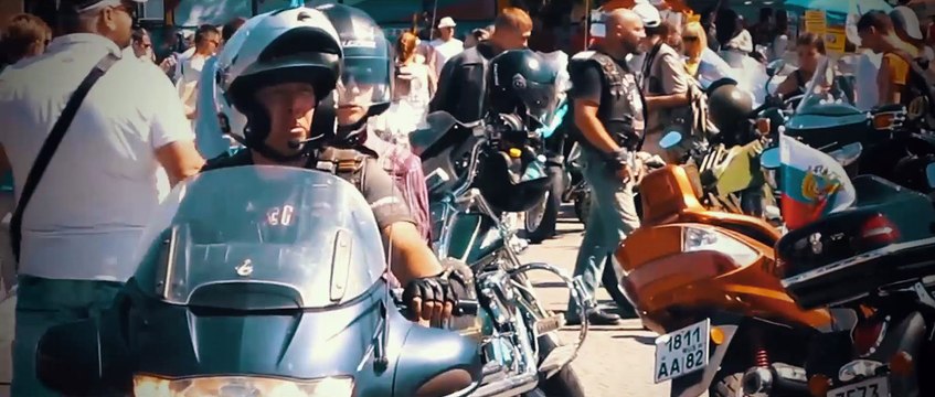 «Кинокомпания Союз Маринс Групп» на мотомарше Дорогами Победы