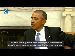Obama aboga ante el Rey por una "España fuerte y unida"