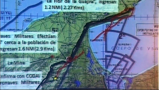 Uno de los aviones venezolanos entraron en el espacio aéreo colombiano