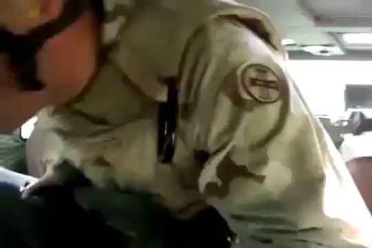 Soldiers did the Grenade Prank in a Humvee!