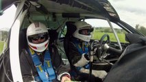 Rally Car Co-Pilot Squeals Like A Girl (MAN CARD REVOKED)