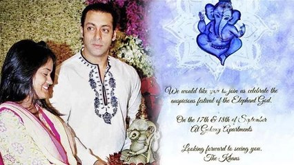 Salman Khan's Special INVITATION For Ganesh Festival 2015