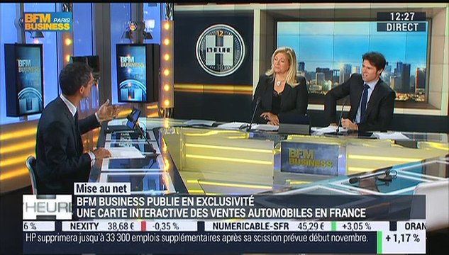La mise au net: BFM Business publie une carte interactive des marques automobiles en France – 16/09