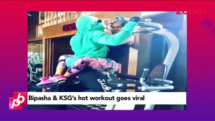 Bipasha Basu & Karan Singh Grover's hot workout goes viral - Bollywood News