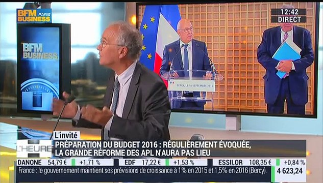 Gilles Carrez, Commission des finances de l'Assemblée nationale – 16/09