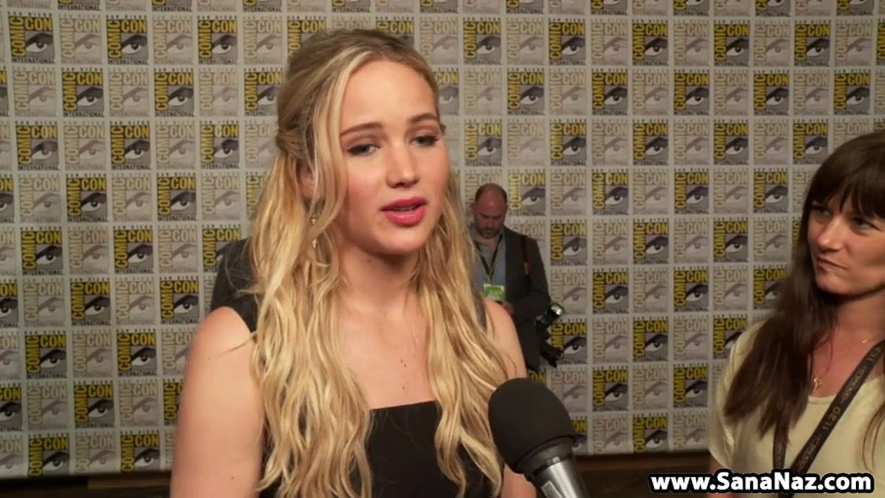 Interview with Jennifer Lawrence for The Hunger Games Mockingjay - Part 2 at 2015 San Diego Comic Con.