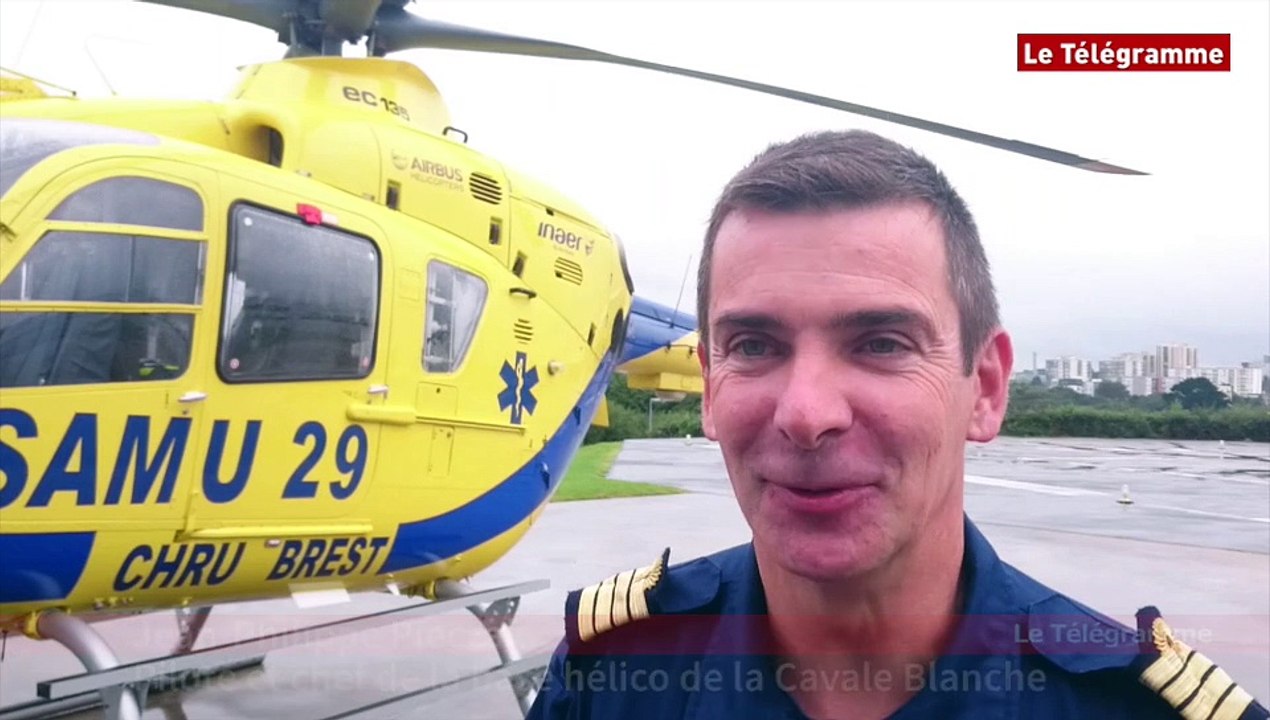 Brest. Le nouvel hélicoptère du Samu - Vidéo Dailymotion