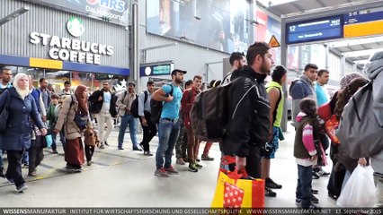 München Hauptbahnhof Einwanderer und Flüchtlinge Statistik