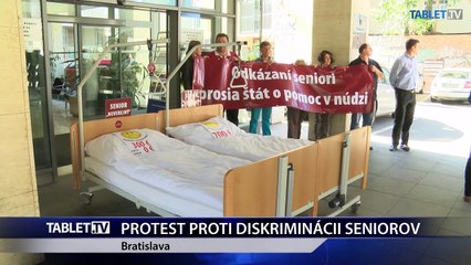 PROTEST PROTI DISKRIMINÁCII SENIOROV