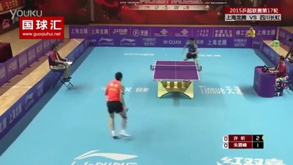 Le plus bel échange de l'histoire en tennis de table ? - Chinese Super League
