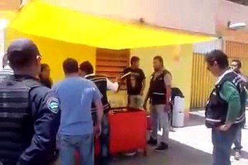 Inspectores se llevan puesto de carnitas en la Gustavo A Madero