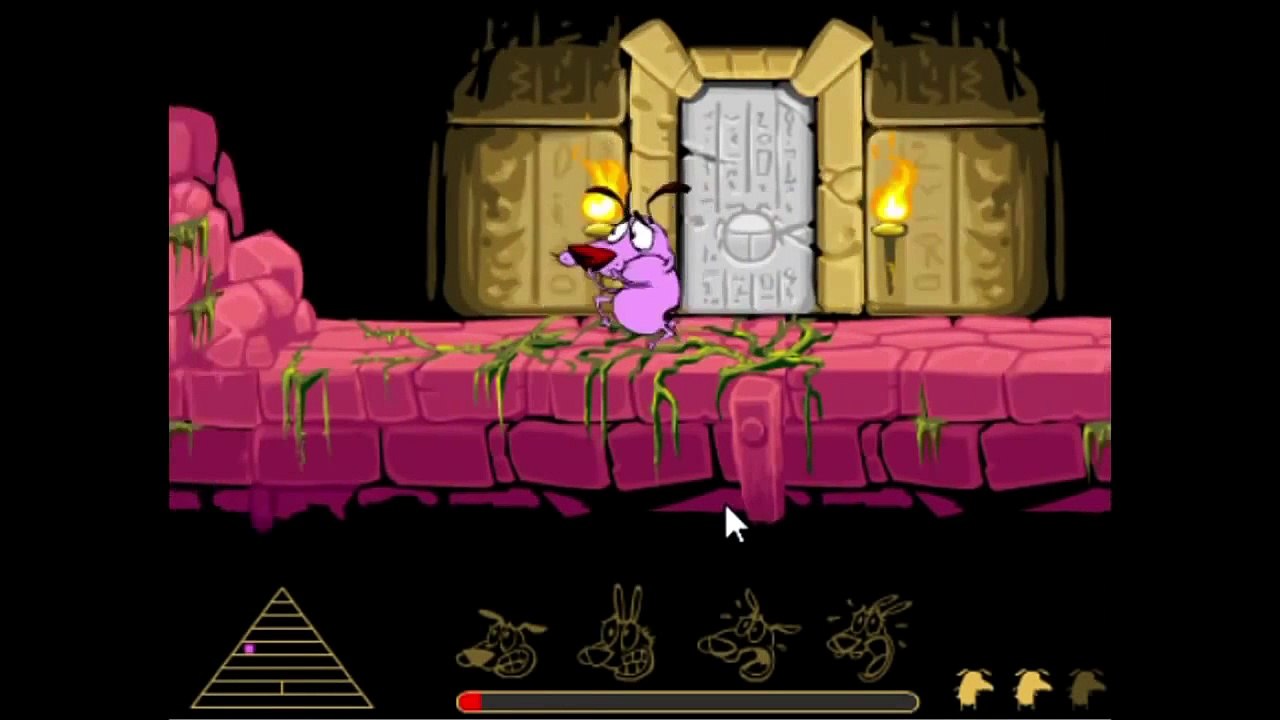 Cartoon Network Games: Courage The Cowardly Dog - Pharaoh Phobia