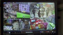 CCTV of two earthquakes hitting China