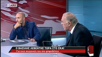 Ο Λεβέντης για τους συγγενείς του στο ψηφοδέλτιο