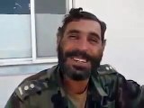 A American soldier tried to teach a afghan man