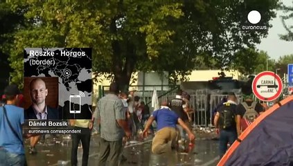 Macaristan-Sırbistan sınırında durum içler acısı