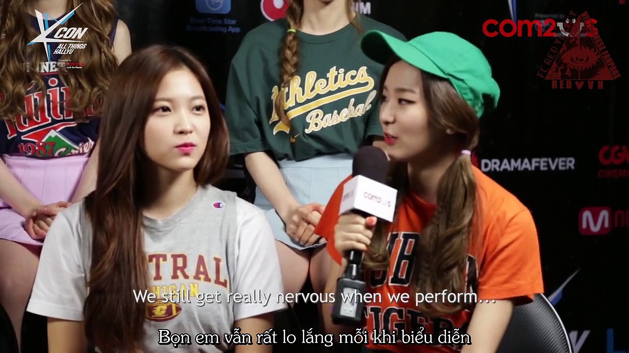 [RedHeartVN][Vietsub] 150802 Red Velvet Interview - KCON15 COM2US