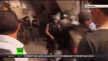 Clashes at jerusalem Holy site enter third day in Israel - clashes between worshippers and police
