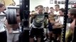 Super Strengthed High School Junior Squats 615 Lbs.