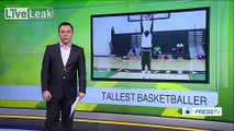 Senegalese teen world's tallest youth basketball player