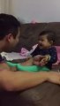 Cute Baby Pranks her Dad as He tries to Cut Her Nails (Shared by Art&Design)