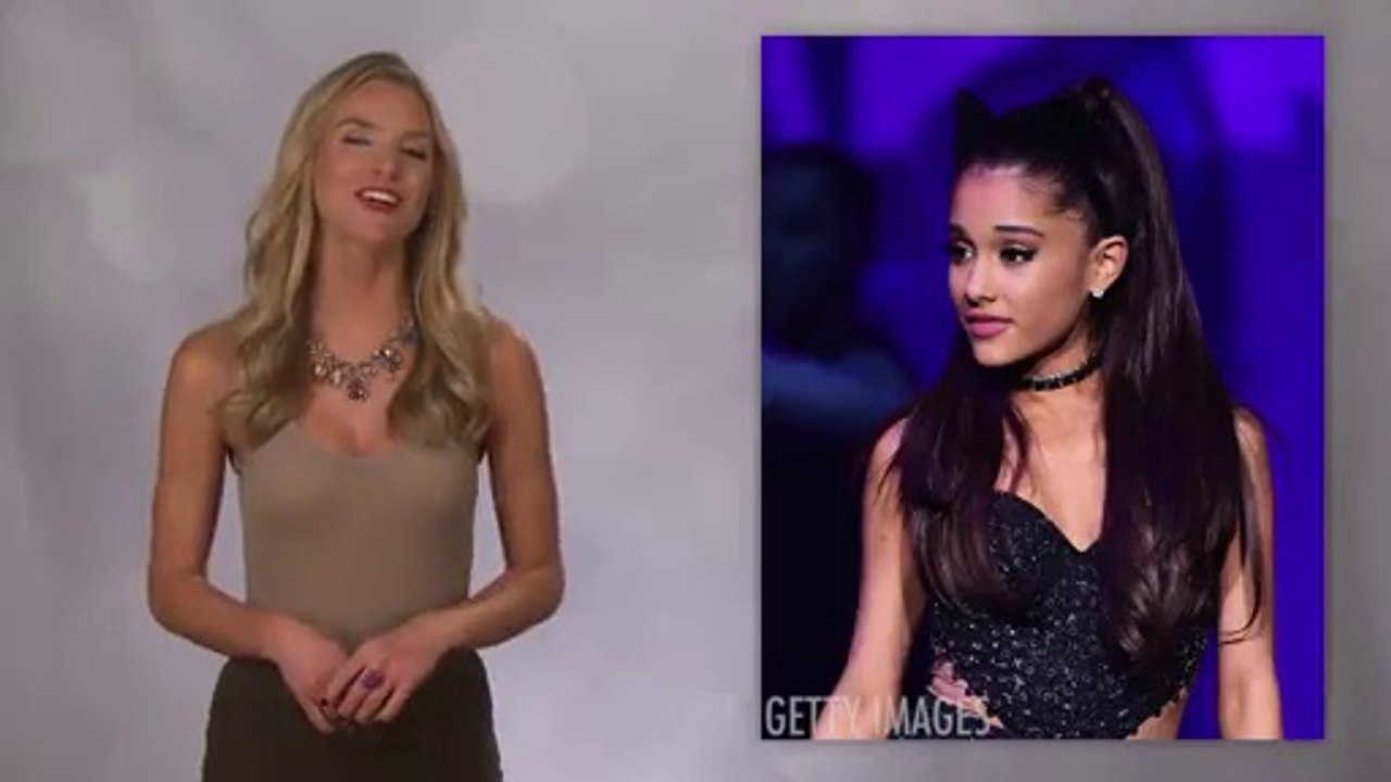 Ariana Grande collabing with Justin Bieber