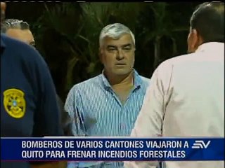 Bomberos de cinco provincias viajaron a Quito