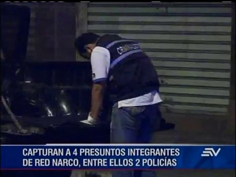 Dos policías detenidos en operativo antinarcóticos