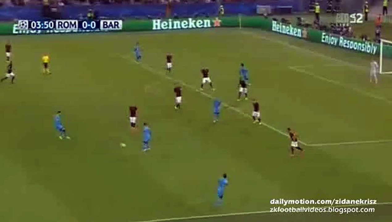 Messi Fantastic Long range Shot | Roma v. Barcelona 16.09.2015 HD