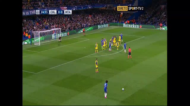 Willian 1:0 Amazing Goal | Chelsea - Maccabi Tel Aviv 16.09.2015 HD