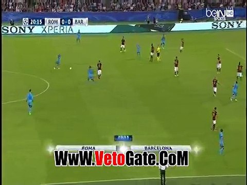 سواريز يتقدم بالهدف الاول برشلونه فى مرمى روما