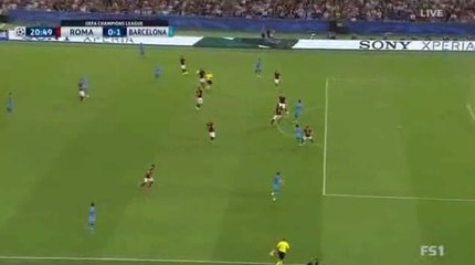 Luis Suarez Goal 0-1 Roma vs Barcelona