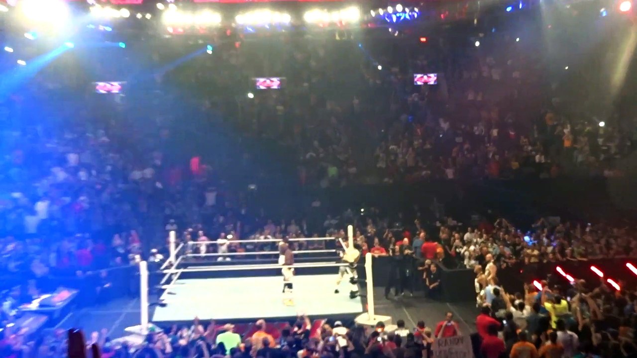 WWE Monday Night Raw Live 08/24/2015 Live My Exerperience Barclay Center NYC