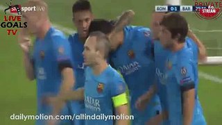 Luis Suarez Amazing Goal - AS Roma 0-1 Barcelona - UCL - 16.09.2015