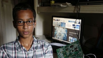 Fake bomb blunder ends with White House invite