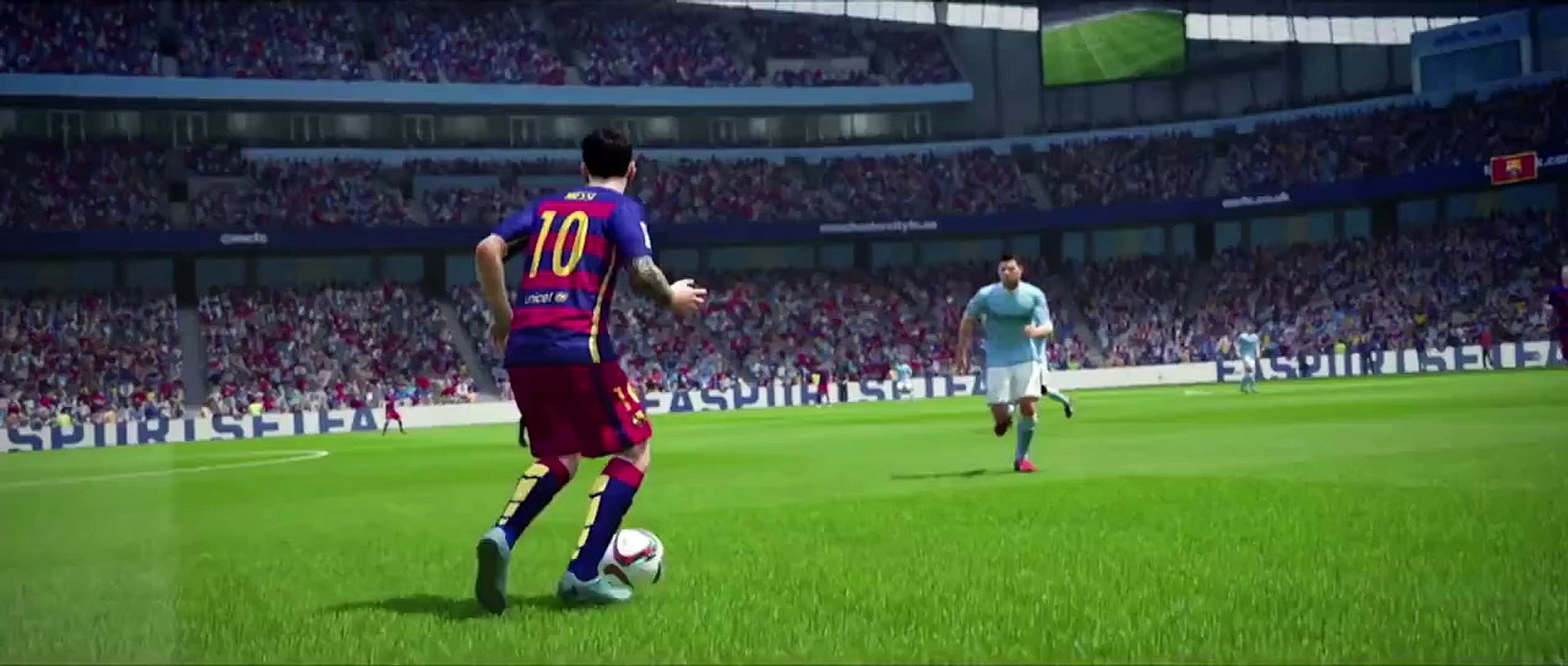 Leo Messi, Sergio Agüero, Alex Morgan, Kobe Bryant ve Pelé resmi FIFA 16 TV reklamında